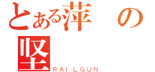 とある萍の坚（ＲＡＩＬＧＵＮ）