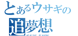 とあるウサギの追夢想（ｅｔａｒｎａｌ ｄｒｅａｍｅｒ）