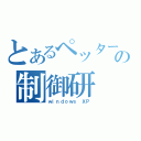 とあるペッターの制御研（ｗｉｎｄｏｗｓ ＸＰ）