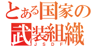 とある国家の武装組織（ＪＳＤＦ）