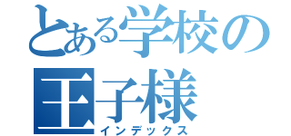 とある学校の王子様（インデックス）