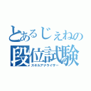 とあるじぇねの段位試験（スキルアナライザー）