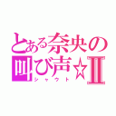 とある奈央の叫び声☆Ⅱ（シャウト）