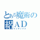 とある魔術の絽ＡＤ（インデックス）