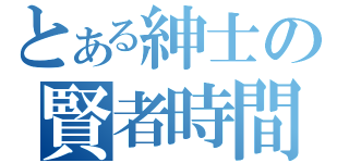 とある紳士の賢者時間（）