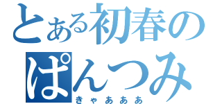 とある初春のぱんつみえ（きゃあああ）