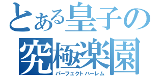 とある皇子の究極楽園（パーフェクトハーレム）