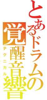 とあるドラムの覚醒音響（テクニカル）