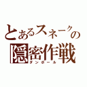 とあるスネークの隠密作戦（ダンボール）