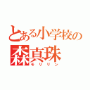 とある小学校の森真珠（モリリン）