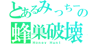 とあるみっちーの蜂巣破壊（Ｈｏｎｅｙ Ｈｕｎｔ）