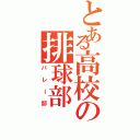 とある高校の排球部（バレー部）