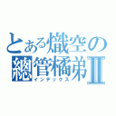 とある熾空の總管橘弟Ⅱ（インデックス）