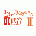 とある吹奏楽部の中低音Ⅱ（ちゅうていおんぱーと）