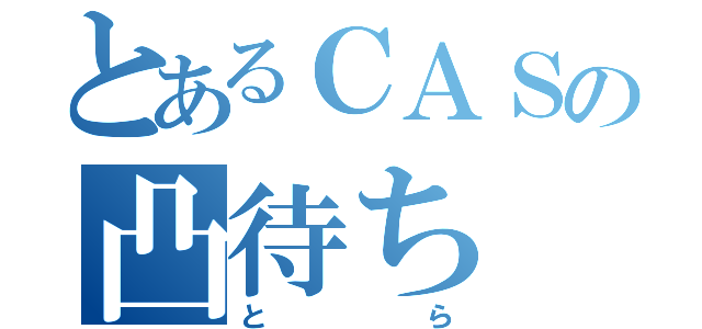 とあるＣＡＳの凸待ち（とら）