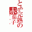 とある完熟の赤茄子（トマト）