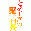 とある王宮の騎士団長（ナイトリーダー）