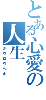 とある心愛の人生（ホウロウヘキ）