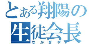 とある翔陽の生徒会長（なかぎや）