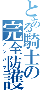 とある騎士の完全防護（アンバサ）