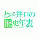 とある井口の歴史年表（マビノギオン）