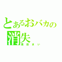 とあるおバカの消失（里田まい）