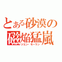 とある砂漠の磁焔猛嵐（ジエン・モーラン）