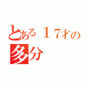 とある１７才の多分（）