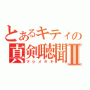 とあるキティの真剣聴聞Ⅱ（マジメキキ）