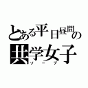 とある平日昼間の共学女子（ソープ）