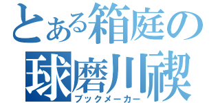 とある箱庭の球磨川禊（ブックメーカー）