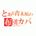 とある青木航の布団カバー（ムフフフフ……）