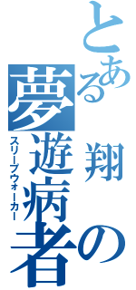 とある 翔 の夢遊病者（スリープウォーカー）