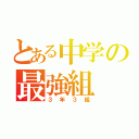 とある中学の最強組（３年３組）