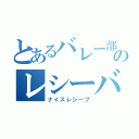 とあるバレー部のレシーバー（ナイスレシーブ）