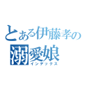 とある伊藤孝泰の溺愛娘（インデックス）