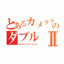 とあるカメラライダーのダブルⅡ（Ｍａｓｋｅｄ Ｒｉｄｅｒ Ｄｏｕｂｌｅ）