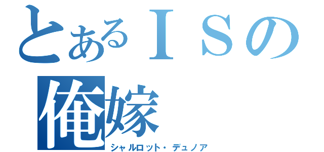 とあるＩＳの俺嫁（シャルロット・デュノア）