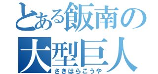 とある飯南の大型巨人（さきはらこうや）