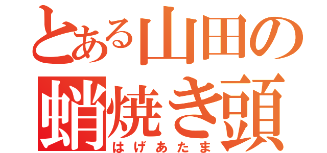 とある山田の蛸焼き頭（はげあたま）