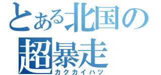 とある北国の超暴走（カクカイハツ）