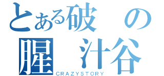 とある破爛の腥瘋汁谷（ＣＲＡＺＹＳＴＯＲＹ）