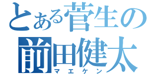 とある菅生の前田健太（マエケン）