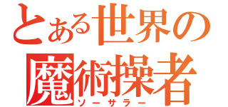 とある世界の魔術操者（ソーサラー）