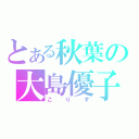 とある秋葉の大島優子（こりす）