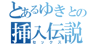 とあるゆきとの挿入伝説（セックス）