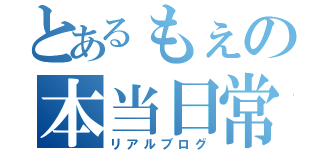 とあるもぇの本当日常（リアルブログ）