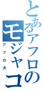 とあるアフロのモジャコ薄井Ⅱ（アフロ犬）