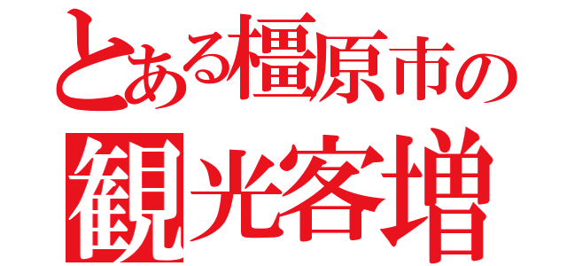 とある橿原市の観光客増加策（）