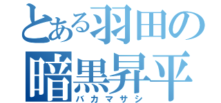 とある羽田の暗黒昇平（バカマサシ）